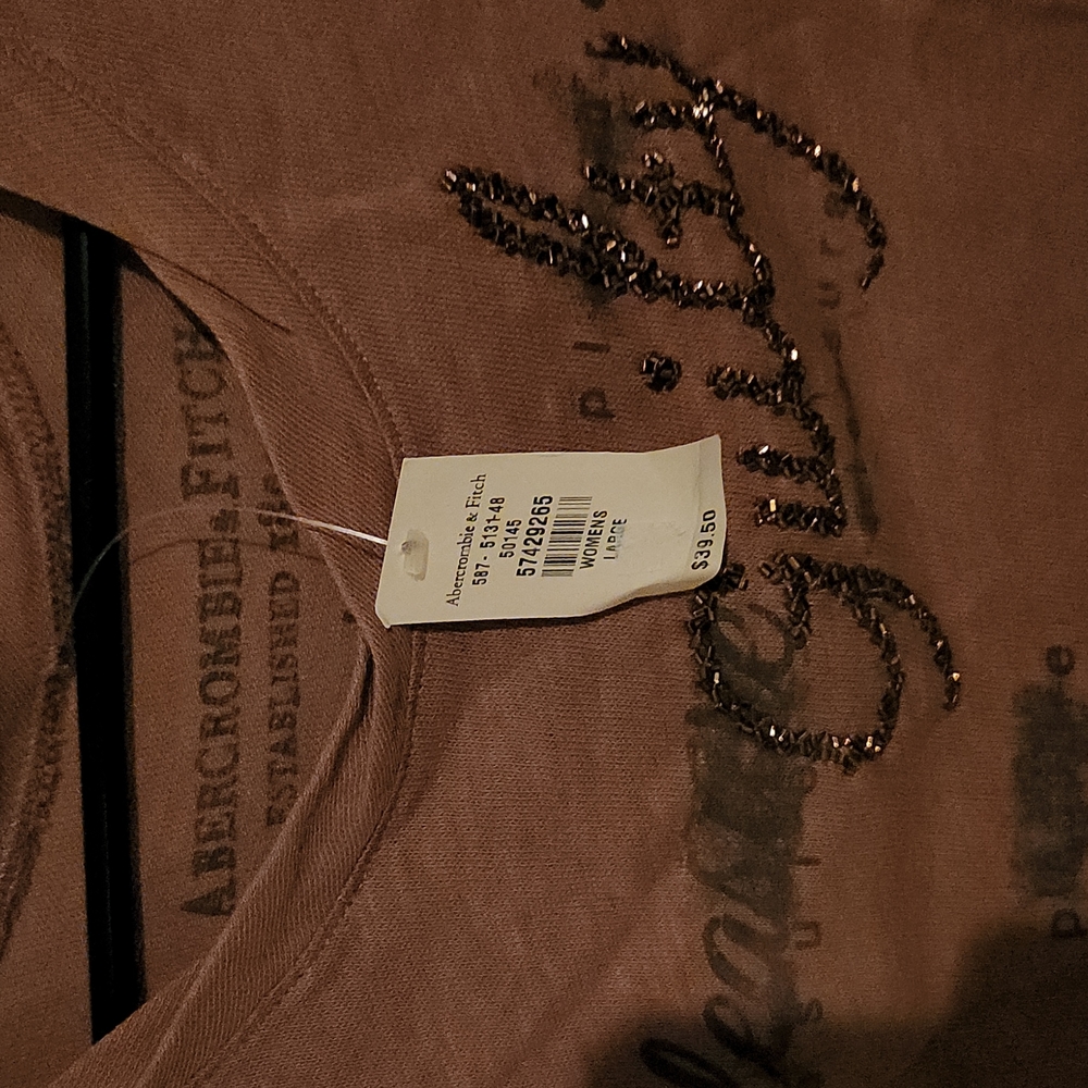 Abercrombie brown shirt size large